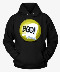 Halloween Costume Boo Ghost Funny Scary Hoodie - Black Panther Hoodie Womens, HD Png Download, Transparent PNG