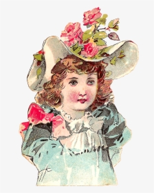 I Created This Digital Girl Graphic From A Victorian - Illustration, HD Png Download, Transparent PNG