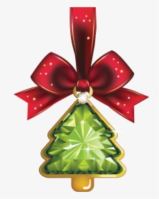 Transparent Hanging Christmas Ornaments Png - Christmas Treen Ornament Clip Art, Png Download, Transparent PNG