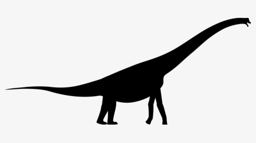 Brachiosaurus Silhouette, HD Png Download, Transparent PNG