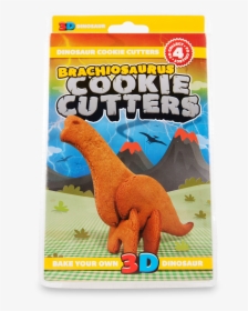 3d Dinosaur Cookie Cutter Brachiosaurus - Animal Figure, HD Png Download, Transparent PNG