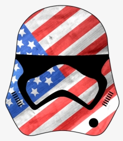 First Order Stormtrooper W/ Flags - Flag Of The United States, HD Png Download, Transparent PNG