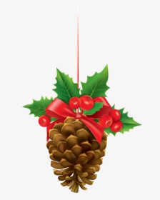 Christmas Pine Cone Vector, HD Png Download, Transparent PNG