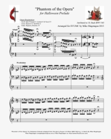 Phantom Of The Opera - Sheet Music, HD Png Download, Transparent PNG