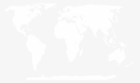 World Map Logo Black And White - Background World Map Outline Black, HD Png Download, Transparent PNG