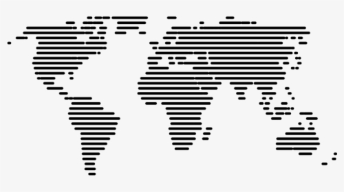 World Map Png Image Free Download Searchpng - World Map Black And White Vector, Transparent Png, Transparent PNG