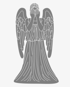 This Free Icons Png Design Of Weeping Angel , Png Download - Doctor Who Weeping Angel Cartoon, Transparent Png, Transparent PNG