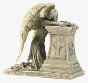 Angel Of Grief Statue Weeping Angel Figurine - Angel Of Grief Statue Cloak, HD Png Download, Transparent PNG