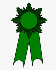 Prize Ribbon Green Clip Arts - Girl Scout Ribbon Awards, HD Png Download, Transparent PNG