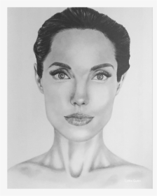 Transparent Angelina Jolie Png - Sketch, Png Download, Transparent PNG
