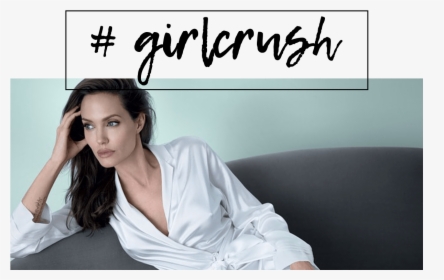 Girl Crush Angelina Jolie - Angelina Jolie Photoshoot Vogue, HD Png Download, Transparent PNG
