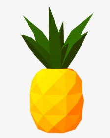 Pineapple Clipart Sticker - Low Poly Pineapple 3d Model, HD Png Download, Transparent PNG