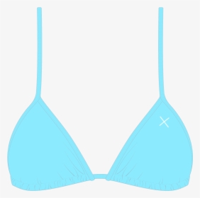Off-blue Bikini Top Ii Clipart , Png Download - Brassiere, Transparent Png, Transparent PNG
