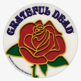 Grateful Dead Logo With Rose - Emblem, HD Png Download, Transparent PNG