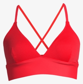 Iconic Bikini Top Sunset Red - Black Sports Bra Png, Transparent Png, Transparent PNG
