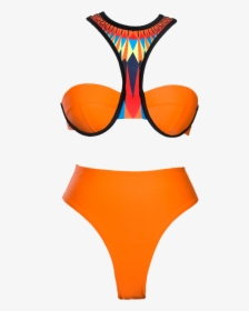 Andrea Iyamah Orange Bikini, HD Png Download, Transparent PNG