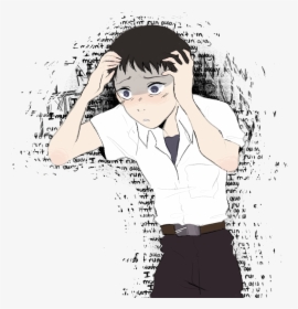 “ I Mustn’t Run Away ikari Shinji - Cartoon, HD Png Download, Transparent PNG