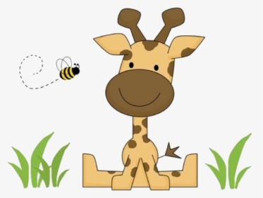 Baby Giraffe Cute Giraffe Giraffe Images Clip Art - Safari Animal Baby Header, HD Png Download, Transparent PNG