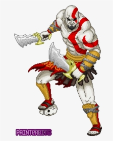 Kratos God Of War Pixelart - God Of War Betrayal Kratos, HD Png Download, Transparent PNG