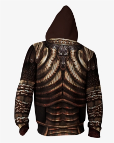 God Of War 2 Kratos Armor Cosplay Zip Up Hoodie Jacket - Kratos God Of War 2, HD Png Download, Transparent PNG