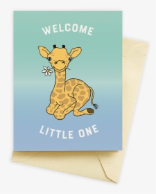 Baby Giraffe Card - Animal, HD Png Download, Transparent PNG