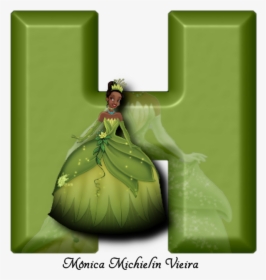 Alfabeto Princesa Tiana Disney Png - Princess And The Frog, Transparent Png, Transparent PNG