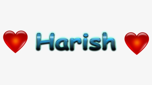 Harish Love Name Heart Design Png - Heart, Transparent Png, Transparent PNG