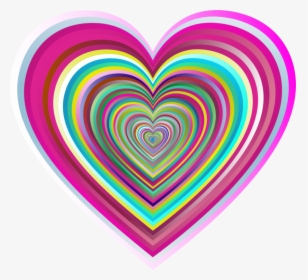 Heart,love,graphic Design - Heart Design Psychedelic, HD Png Download, Transparent PNG