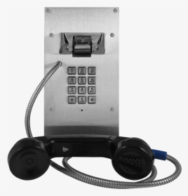 Stainless Steel Hotline Panel Phone With Armored Cable - Viking K 1900 8 Ip, HD Png Download, Transparent PNG