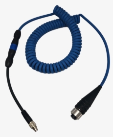 2 Pin Ms Connector Coiled Accelerometer Cables, HD Png Download, Transparent PNG