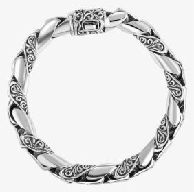 Swirling Wind Limpid Silver Luxury Bracelet - Bracelet In Hand Clipart Black And White, HD Png Download, Transparent PNG
