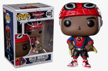 Into The Spider Verse Miles Morales - Funko Pop Spider Man Into The Spider Verse, HD Png Download, Transparent PNG