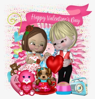 ♥ Happy Valentine S Day - Cartoon, HD Png Download, Transparent PNG