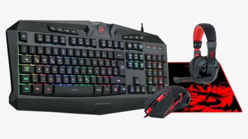 Buy On Amazon - Redragon 4 In 1 Gaming Combo, HD Png Download, Transparent PNG