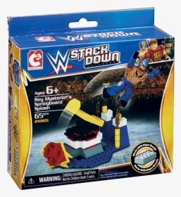 Wwe Stackdown Starter Set Rey Mysterio S Springboard - W Stack Down Rey Mysterio, HD Png Download, Transparent PNG