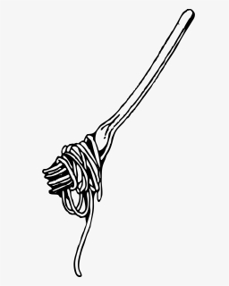 Fork With Spaghetti - Spaghetti Clip Art, HD Png Download, Transparent PNG