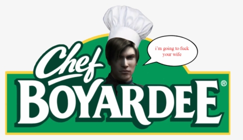 Leon S Kennedy Leon Scott Kennedy Resident Evil Chef - Chef Boyardee, HD Png Download, Transparent PNG