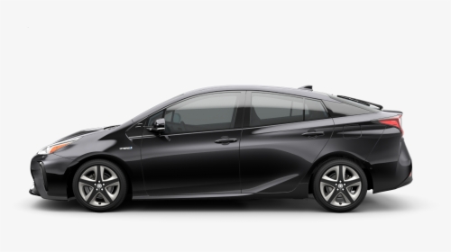 2019 Toyota Prius Xle - 2019 Prius Black With Rims, HD Png Download, Transparent PNG