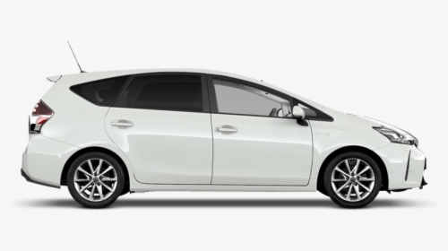 Pure White Toyota Prius - Toyota Prius 7 Seats Car, HD Png Download, Transparent PNG