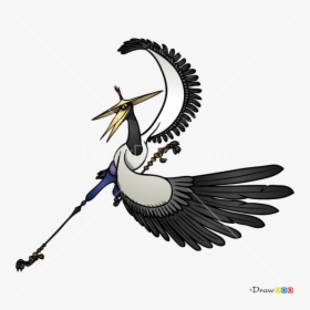 Collection Of Free Crane Drawing Step By Download On - Crane From Kung Fu Panda, HD Png Download, Transparent PNG
