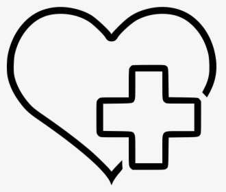 Health Care Medical Comments - Heart With Health Cross Clipart, HD Png Download, Transparent PNG
