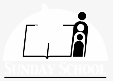 Sunday School Logo Black And White - Illustration, HD Png Download, Transparent PNG