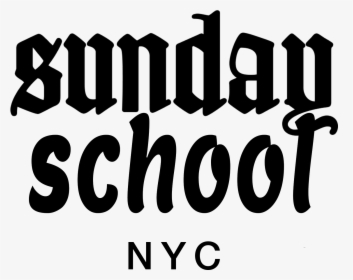 Sunday School Nyc - Calligraphy, HD Png Download, Transparent PNG