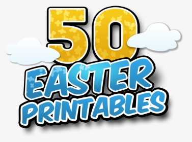50 Easter Printables, HD Png Download, Transparent PNG