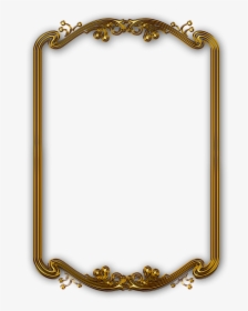 Gold Picture Frame Line Classical Free Clipart Hd Clipart - Transparent Photo Frame Png, Png Download, Transparent PNG