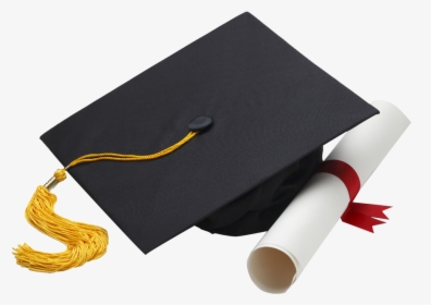 High School Diploma And Hat, HD Png Download, Transparent PNG