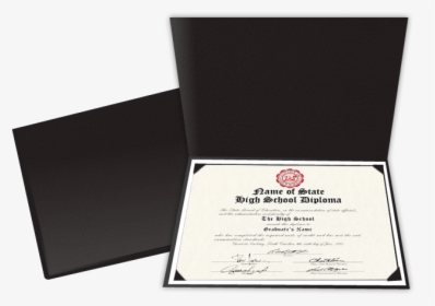 Diploma Graduation Folders - Graduation Certificate Folder, HD Png Download, Transparent PNG