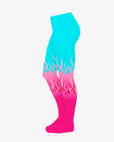Neon Flame Tights - Sock, HD Png Download, Transparent PNG