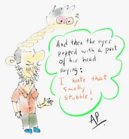 The Night My Eyes Hated My Stubble - Cartoon, HD Png Download, Transparent PNG