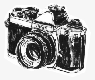 Vintage Camera Drawing, HD Png Download, Transparent PNG